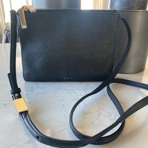 Aritzia Auxiliary triple pouch cross body bag